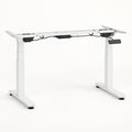 Ergoflow BuildRise White Standing Desk Frame