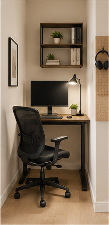 Compact Corner Workstation Set