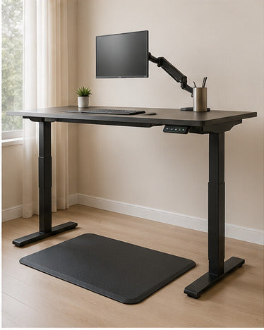 Dual-Screen Sit-Stand Station