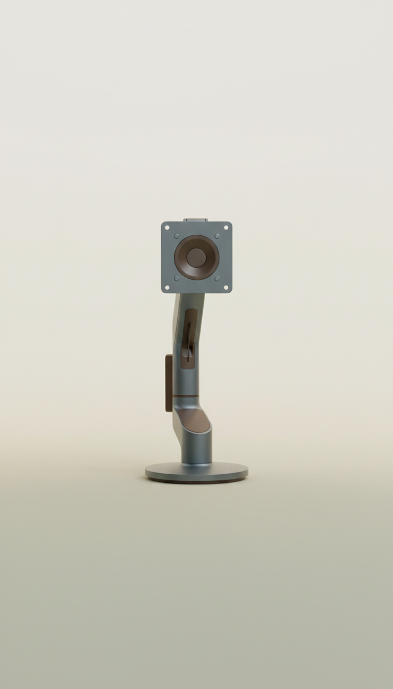 Aluminum Monitor Arm with Integrated Cable Management